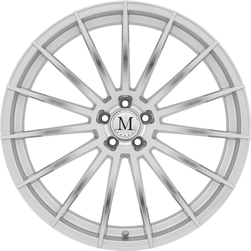 Mandrus 18x9.5 Stirling Silver w/ Mirror Cut Face +50mm