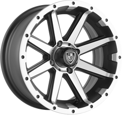 Fairway Alloys 14x6.5 FA136 Rebel Matte Black Machined -23mm