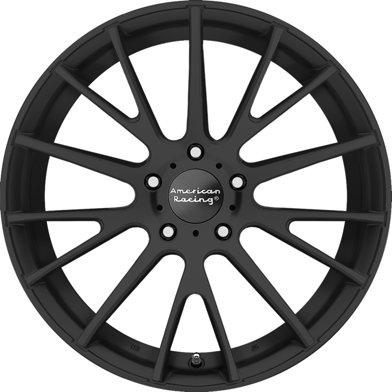 American Racing 17x7 AR904 Satin Black +40mm