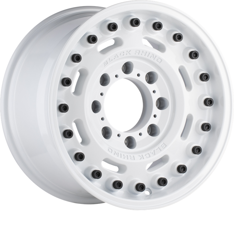 Black Rhino 18x9.5 Axle Gloss White -18mm