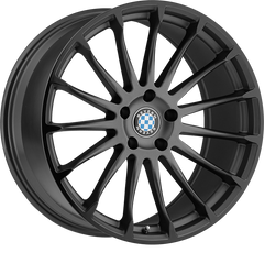 Beyern 19x9.5 Aviatic Matte Gunmetal w/ Gloss Black Lip +25mm