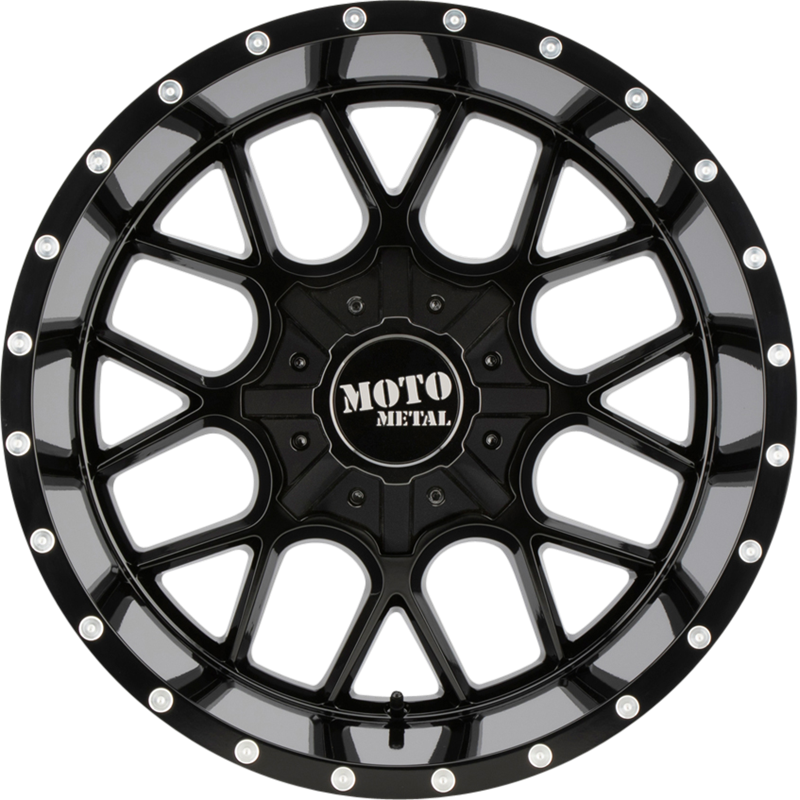 Moto Metal 20x12 MO986 Siege Gloss Black -44mm