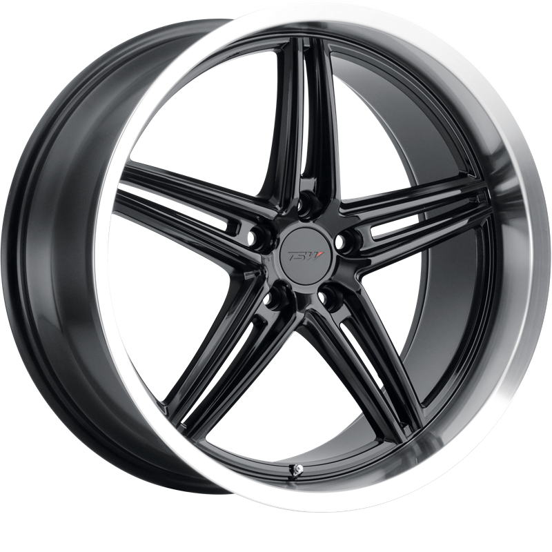 TSW 19x9.5 Variante Gloss Black w/ Machined Lip +39mm