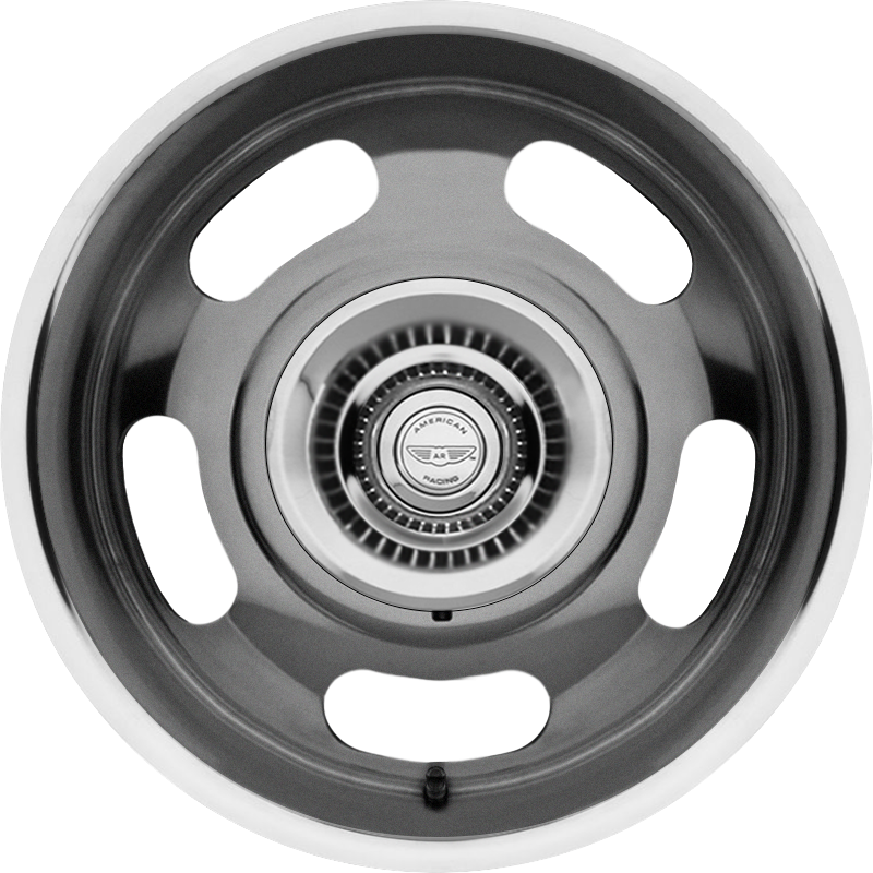 American Racing 20x8 VN506 Mag Gray Center w/ Polished Lip +0mm