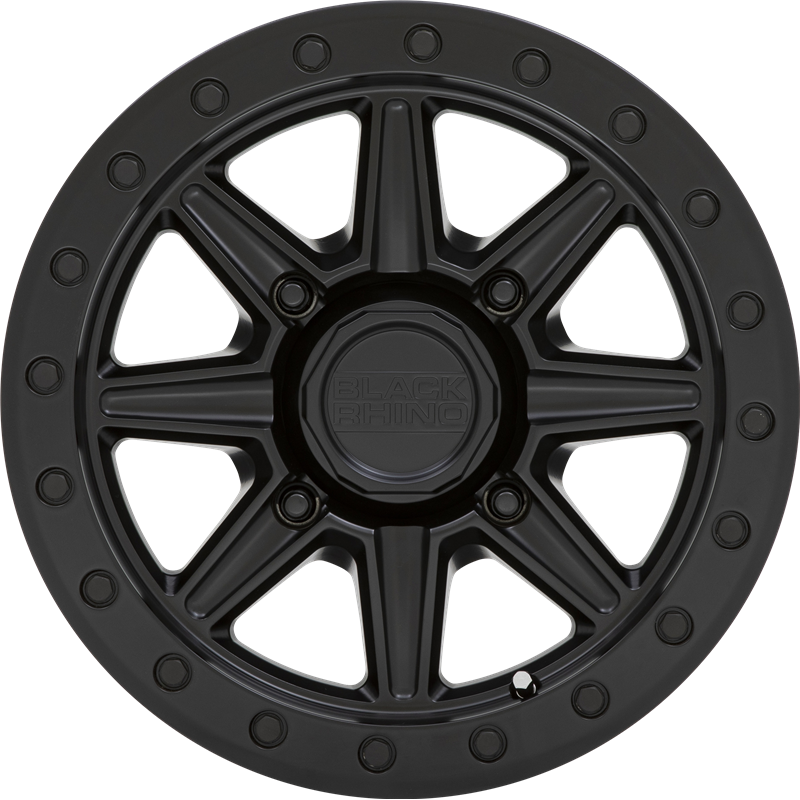 Black Rhino Powersports 15x7 Webb UTV Matte Black +51mm