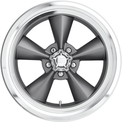 US Mags 18x8 U102 Standard Matte Gunmetal +1mm