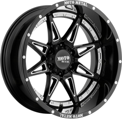 Moto Metal 20x10 MO993 Hydra Gloss Black Milled -18mm