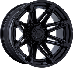 Fuel 20x10 FC401 Brawl Matte Black w/ Gloss Black Lip -18mm