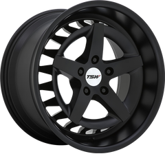 TSW 18x10 Degner Semi Gloss Black +25mm