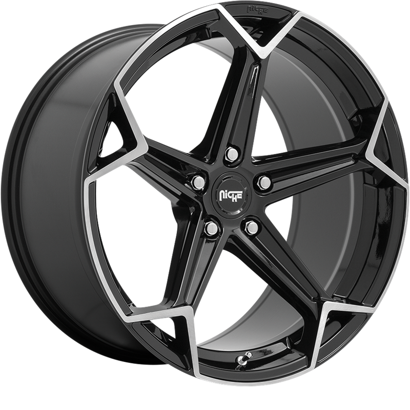 Niche 20x9 M259 Arrow Gloss Black Brushed +38mm