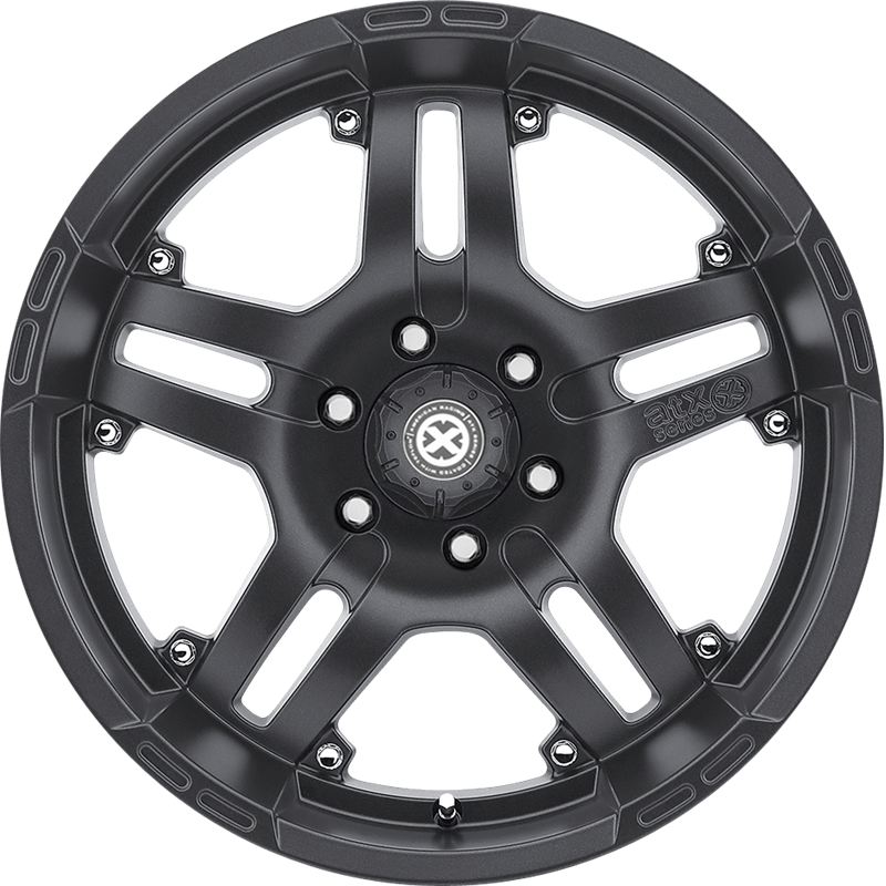 ATX Series 20x9 AX181 Artillery Cast Iron Black -12mm