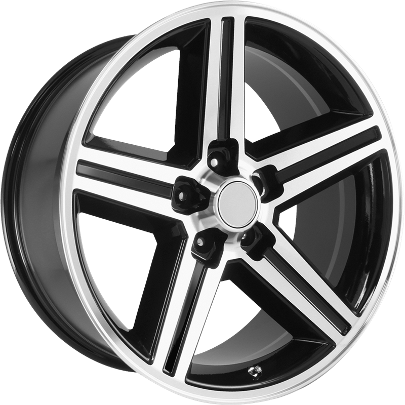 Performance Replicas 18x8 PR148 Gloss Black Machined +0mm