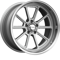 American Racing 18x10 VN510 Draft Vintage Silver w/ Diamond Cut Lip +0mm