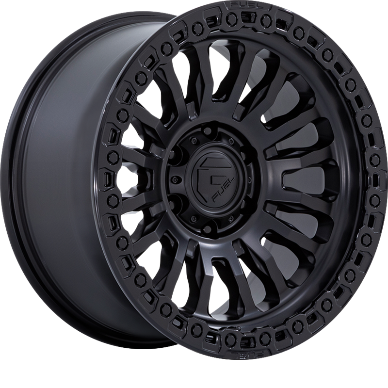 Fuel 20x9 FC857 Rincon Matte Black w/ Gloss Black Lip +1mm