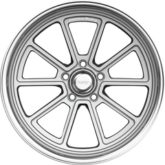 American Racing 18x8 VN510 Draft Vintage Silver w/ Diamond Cut Lip +0mm