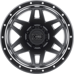 XD 20x8.25 XD130 Machete Dually Satin Black w/ Reinforcing Ring +127mm