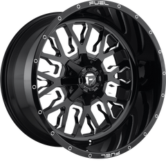 Fuel 17x9 D611 Stroke Gloss Black Milled +1mm