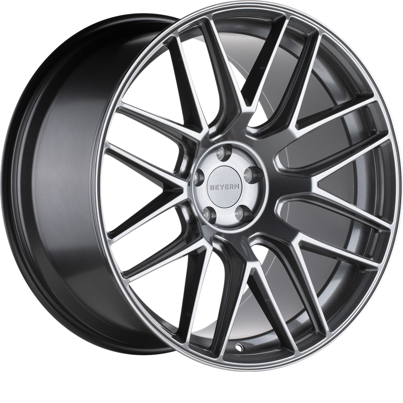 Beyern 18x9.5 Autobahn Gloss Gunmetal +40mm