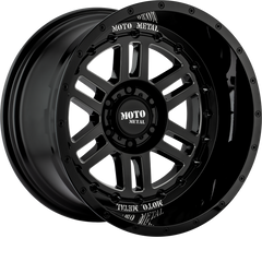 Moto Metal 20x10 MO800 Deep Six Gloss Black Milled -18mm