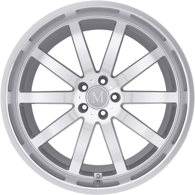 Mandrus 18x9.5 Wilhelm Silver w/ Mirror Cut Face and Lip +53mm