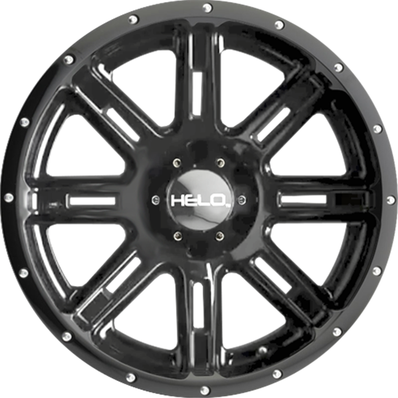 Helo 20x10 HE900 Gloss Black -24mm