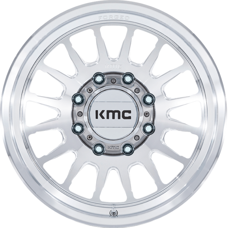 KMC 17x8.5 KM447 Impact Forged Monoblock Raw Machined -10mm