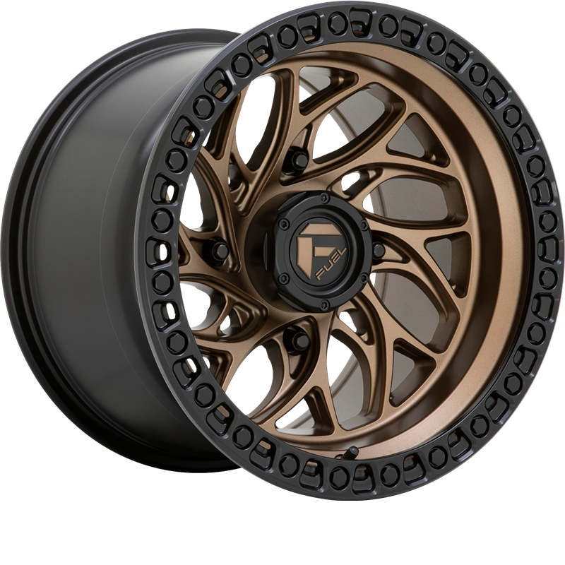 Fuel UTV 15x10 D777 Runner Bronze w/ Black Ring +0mm