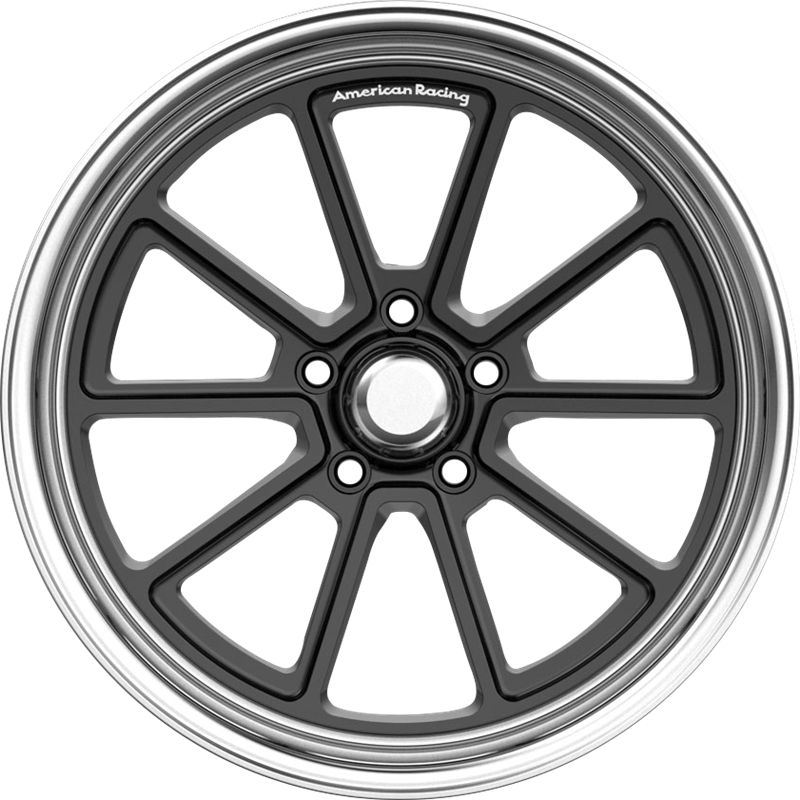 American Racing 18x10 VN510 Draft Gloss Black w/ Diamond Cut Lip +0mm