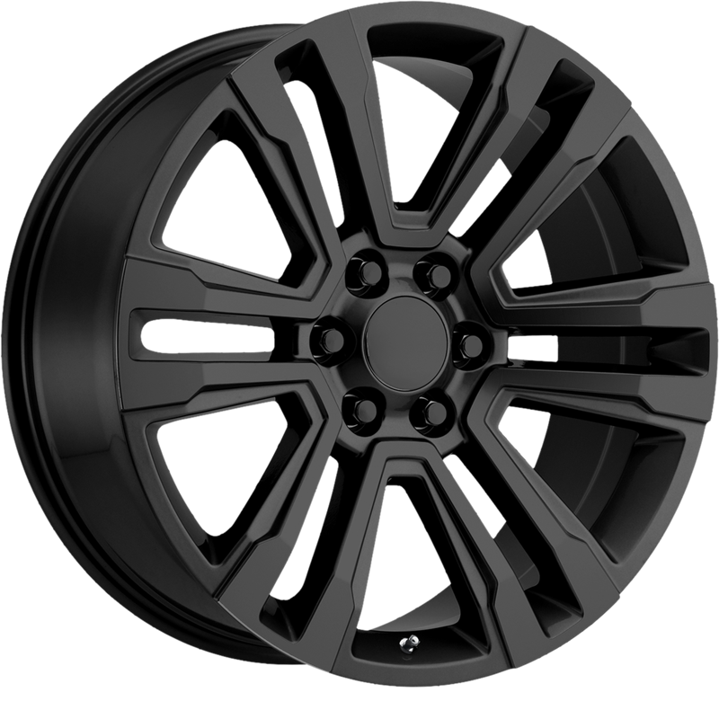 Performance Replicas 20x9 PR182 Satin Black +24mm