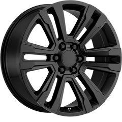 Performance Replicas 20x9 PR182 Satin Black +24mm