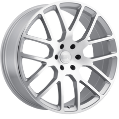 Black Rhino 20x9 Kunene Silver w/ Mirror Cut Face +30mm