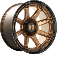 XD 20x9 XD863 Titan Matte Bronze w/ Black Lip +0mm