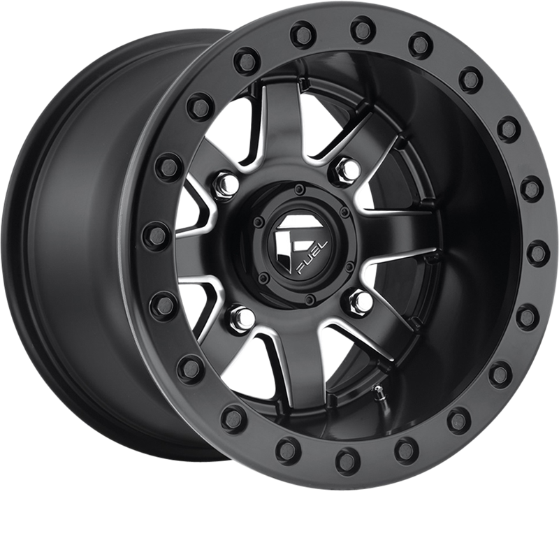 Fuel UTV 15x7 D938 Maverick Beadlock Matte Black Milled +13mm