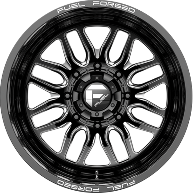 Fuel 20x8.25 DB66 FFC66 Matte Black Milled +105mm