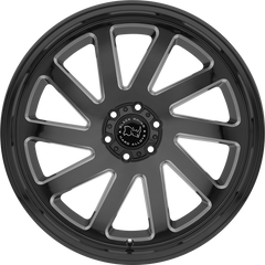 Black Rhino 20x9.5 Thrust Gloss Black w/ Milled Spokes +6mm