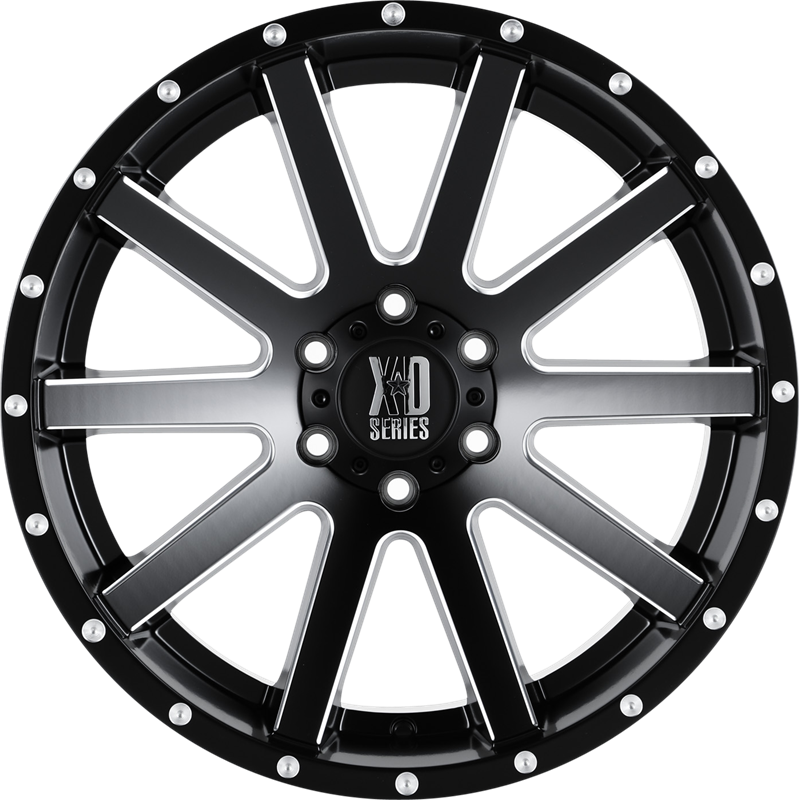 XD 20x10 XD818 Heist Gloss Black Milled -24mm