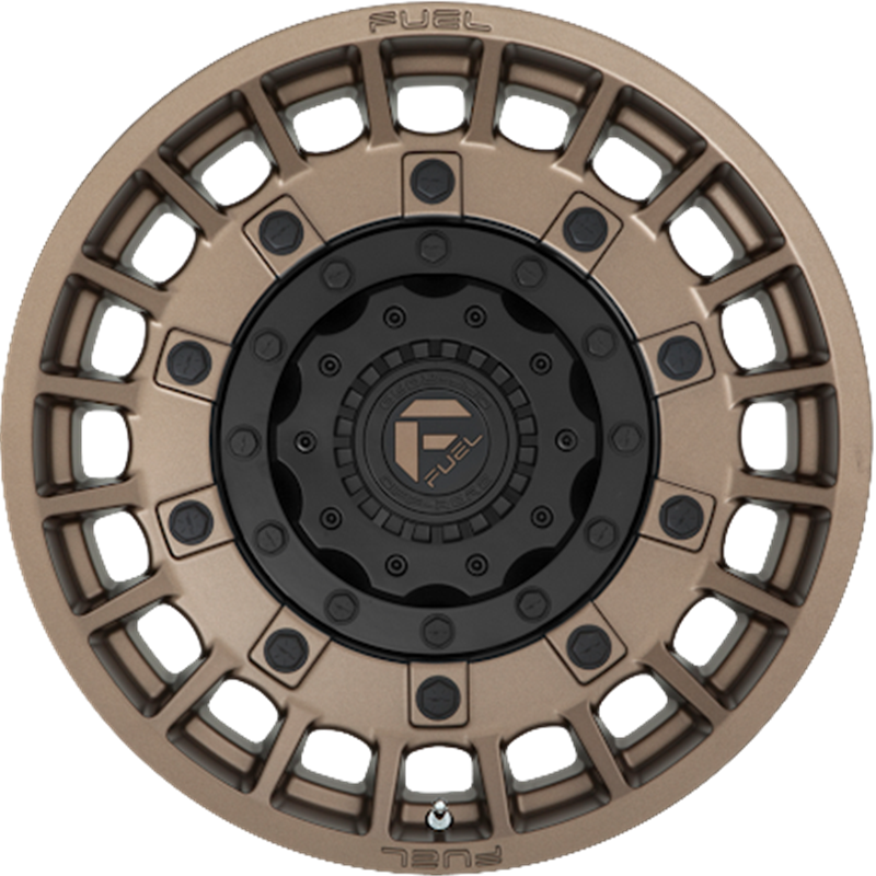 Fuel 20x10 D725 Militia Matte Bronze and Black -18mm