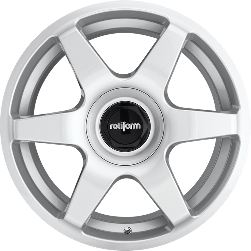 Rotiform 18x8.5 R114 SIX Gloss Silver +35mm