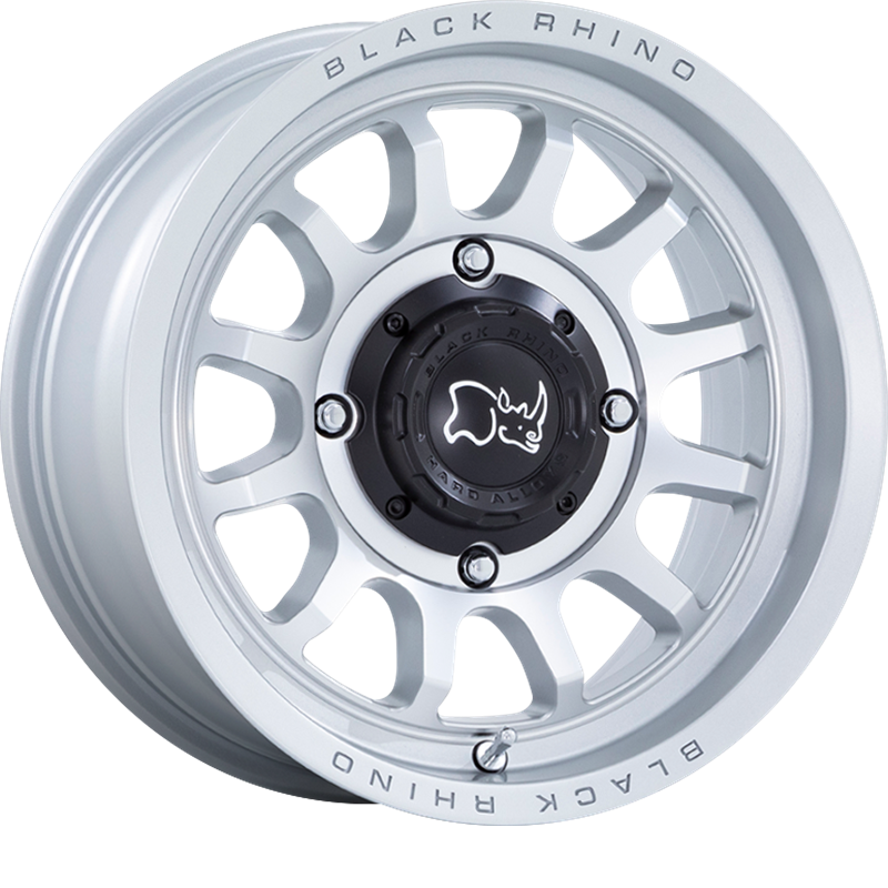 Black Rhino Powersports 15x7 Rapid UTV Hyper Silver w/ Machined Face +10mm