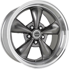 American Racing 17x8 AR105 Torq Thrust M Anthracite w/ Machined Lip +0mm