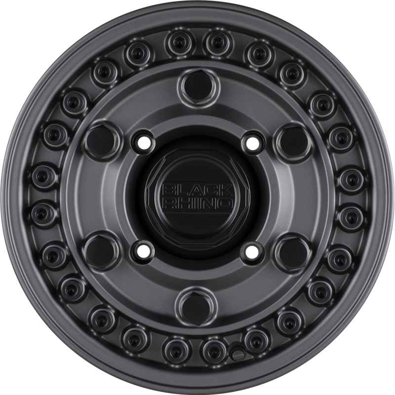 Black Rhino Powersports 15x7 Armory UTV Gunblack +51mm