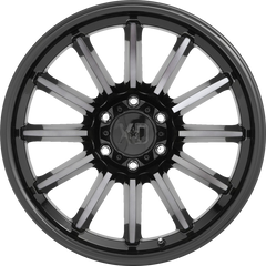 XD 17x9 XD855 Luxe Gloss Black Machined w/ Gray Tint +18mm