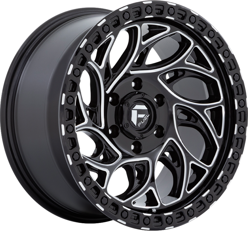 Fuel 15x8 D840 Runner OR Gloss Black Milled -19mm