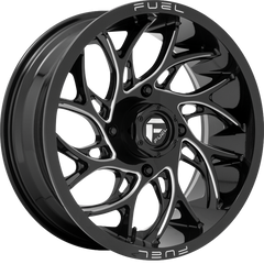 Fuel UTV 18x7 D741 Runner Gloss Black Milled +13mm