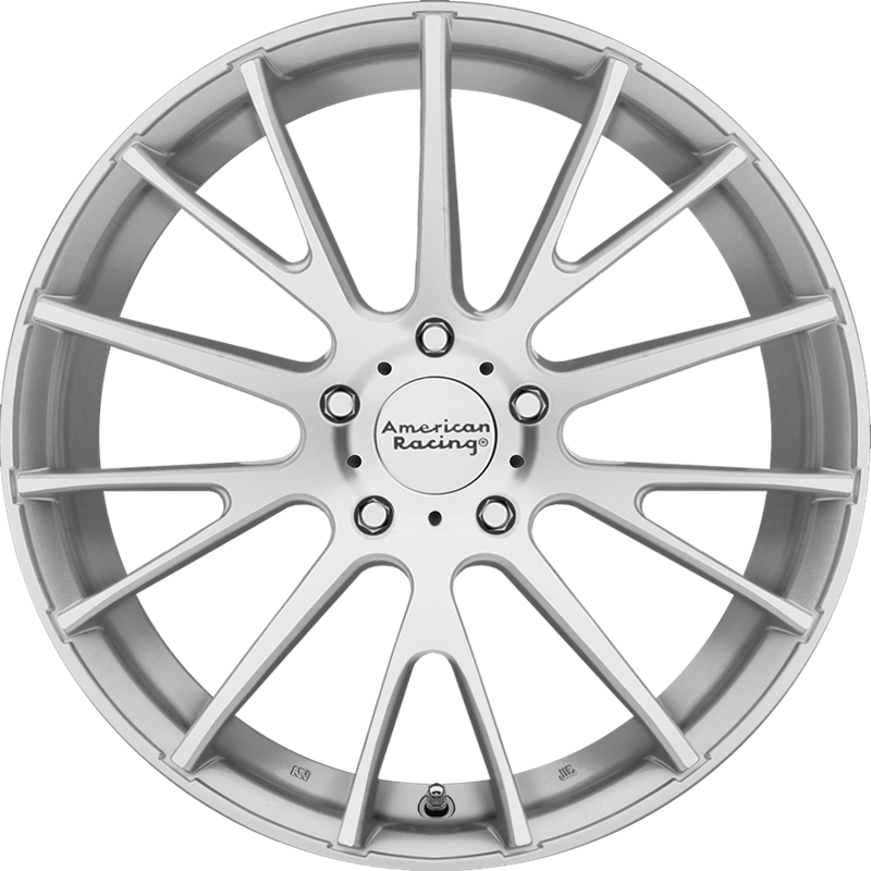 American Racing 16x7 AR904 Bright Silver w/ Machined Face +40mm