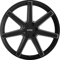 KMC 20x9 KM700 Revert Satin Black Milled +15mm