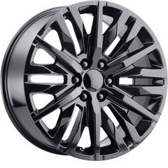 Performance Replicas 20x9 PR198 Gloss Black +24mm