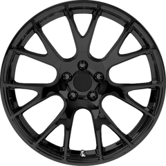 Performance Replicas 20x10 PR161 Gloss Black +18mm