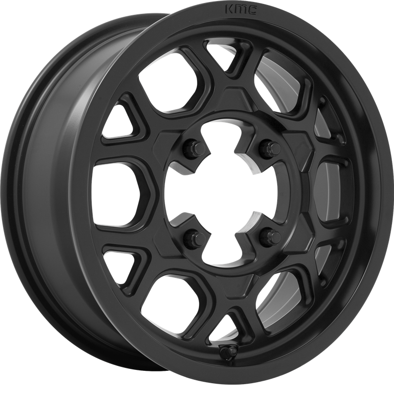 KMC Powersports 15x6 KS133 Mesa Lite Satin Black +38mm