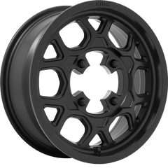 KMC Powersports 15x6 KS133 Mesa Lite Satin Black +38mm